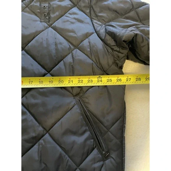 5.11 Tactical Quilted Bomber Jacket Mens Size XL Black Insulated Zip - Picture 4 of 8